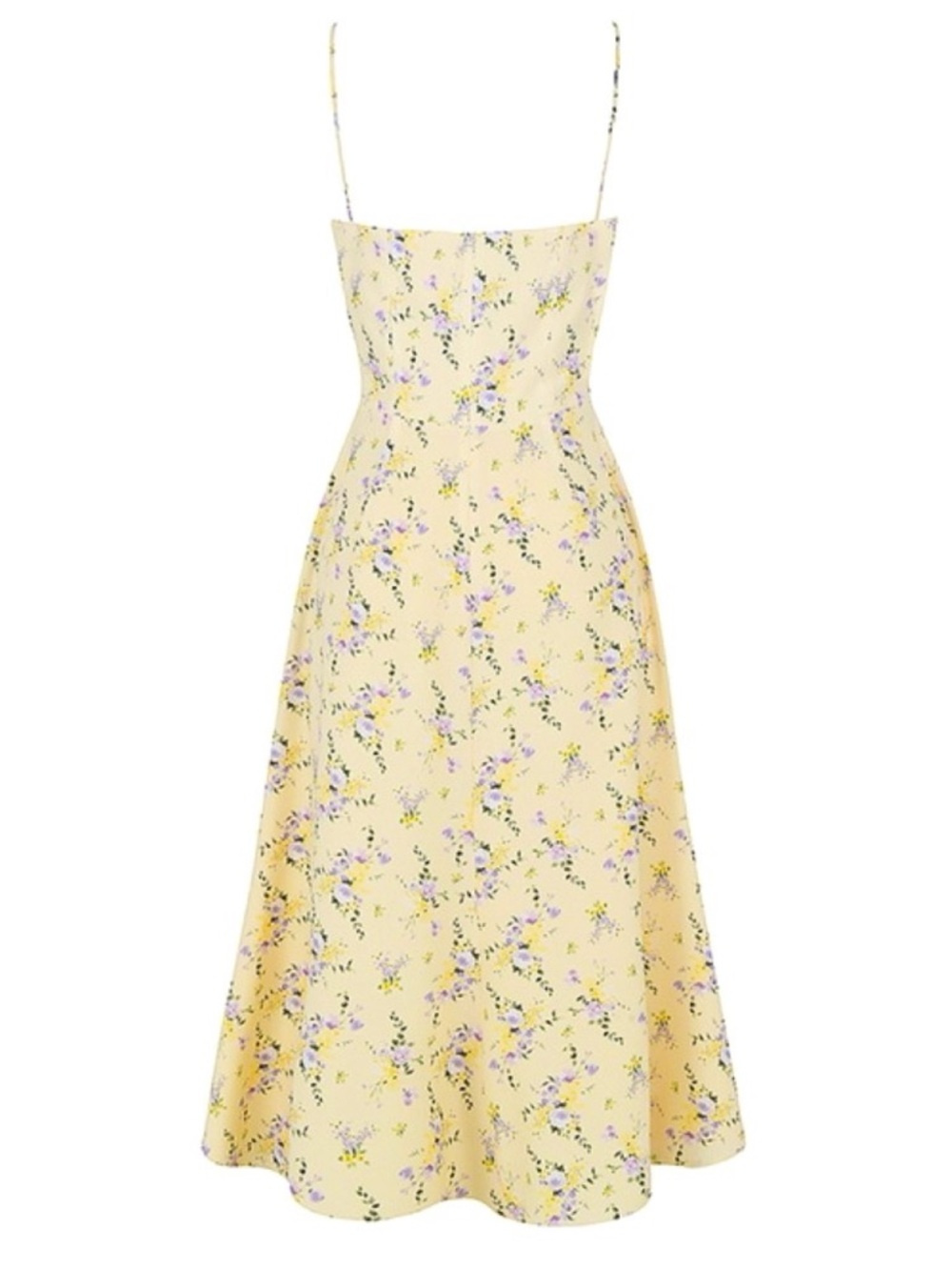 HOUSE OF CB “Annabella” lemon floral midi sun dress💛💛 - Picture 6 of 12